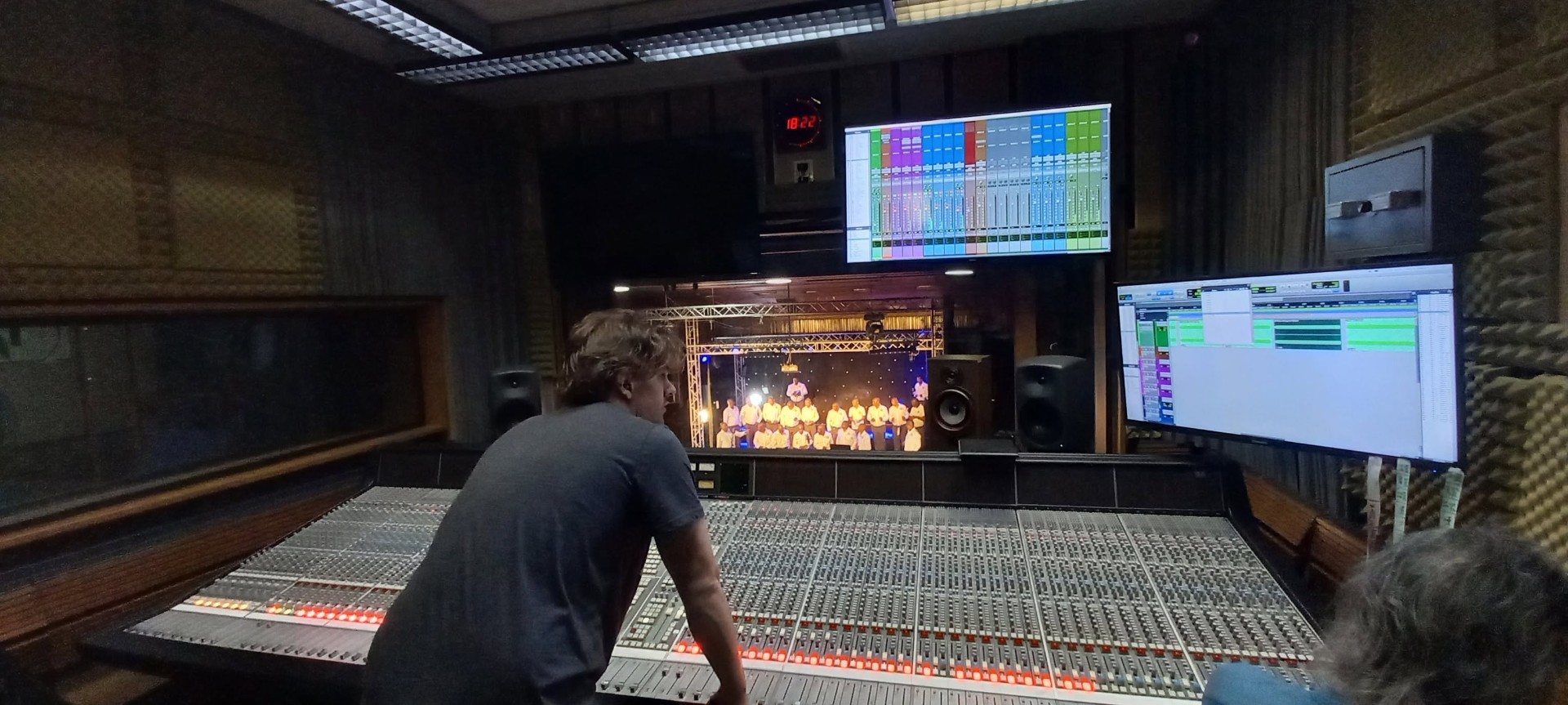ASE students working on a major live event